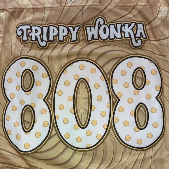 Hockey Jersey Trippy Wonka Elev808 Willy Wonka Golden Ticket 808 Exclusive - Picture 3 of 6